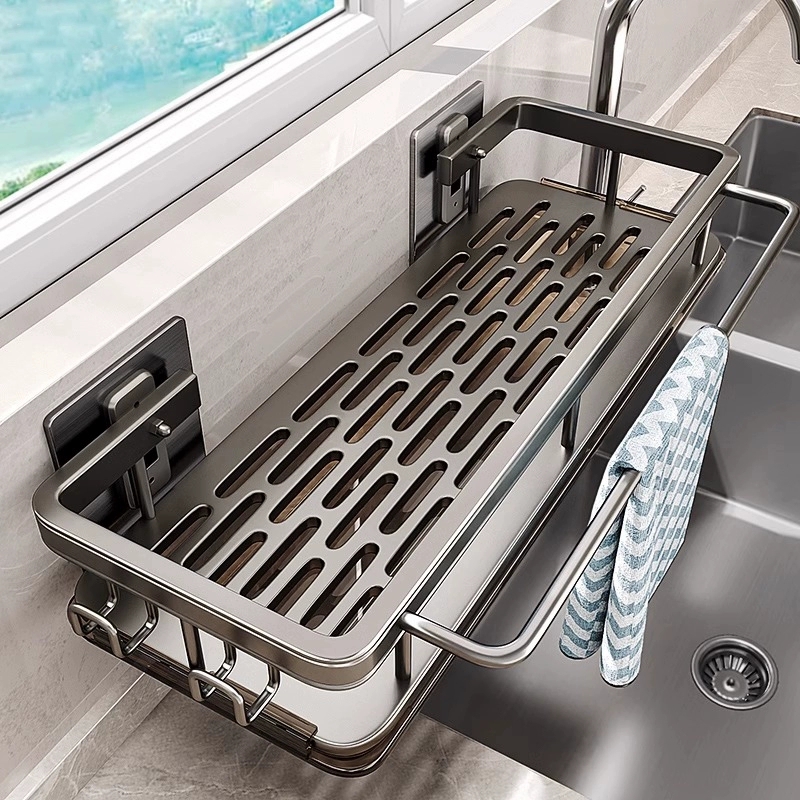 Kitchen Appliances Cabinet - Multi-functional Kitchen Shelf, Drying Rack, Mop