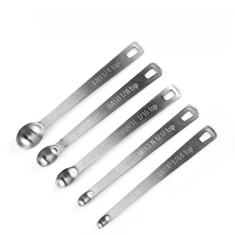 Kitchen Appliances Best - 5Pcs Stainless Steel Mini Measuring Spoon