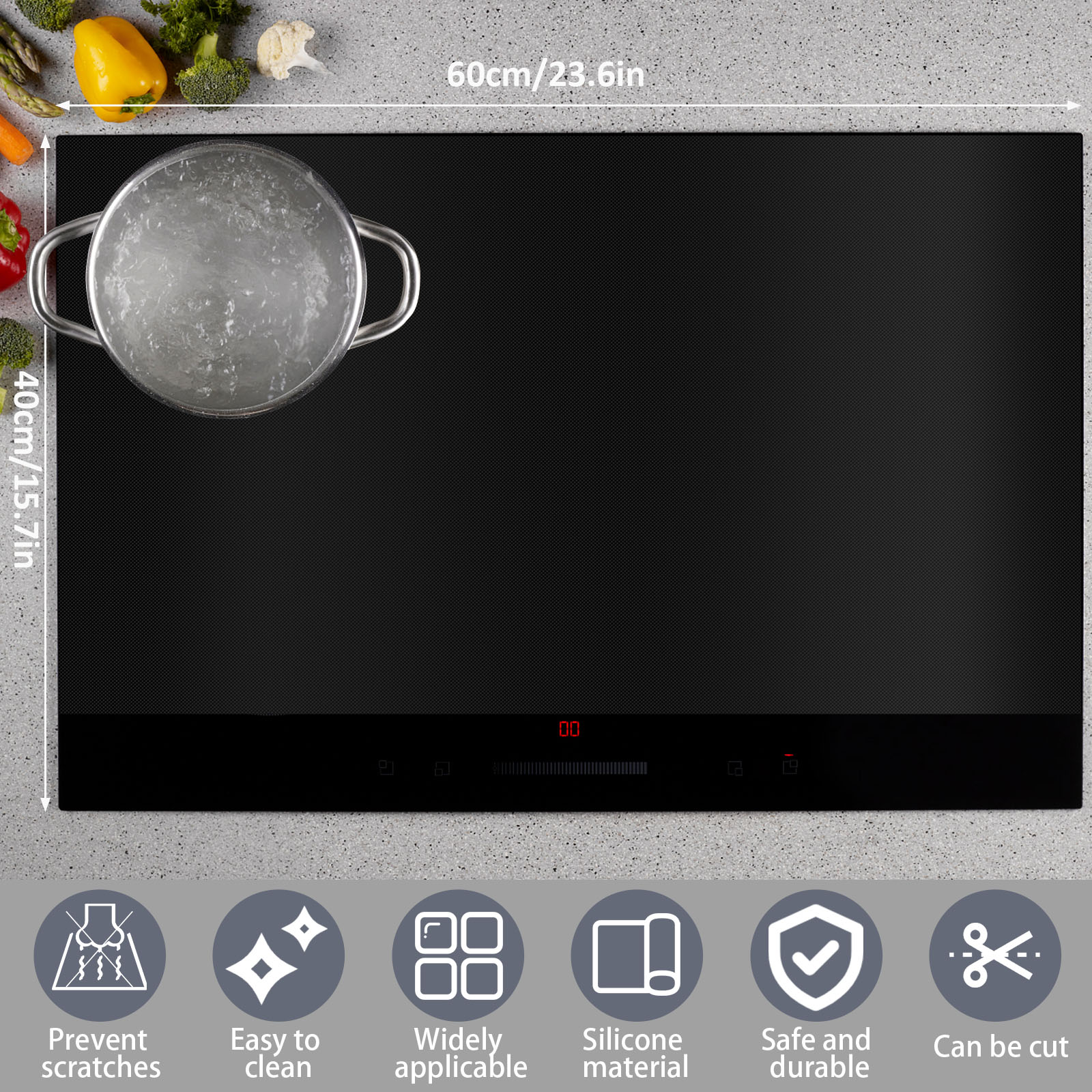 Induction Cooker Cover Silicon - đánh giá và giá Kitchen Appliances Electric Stove