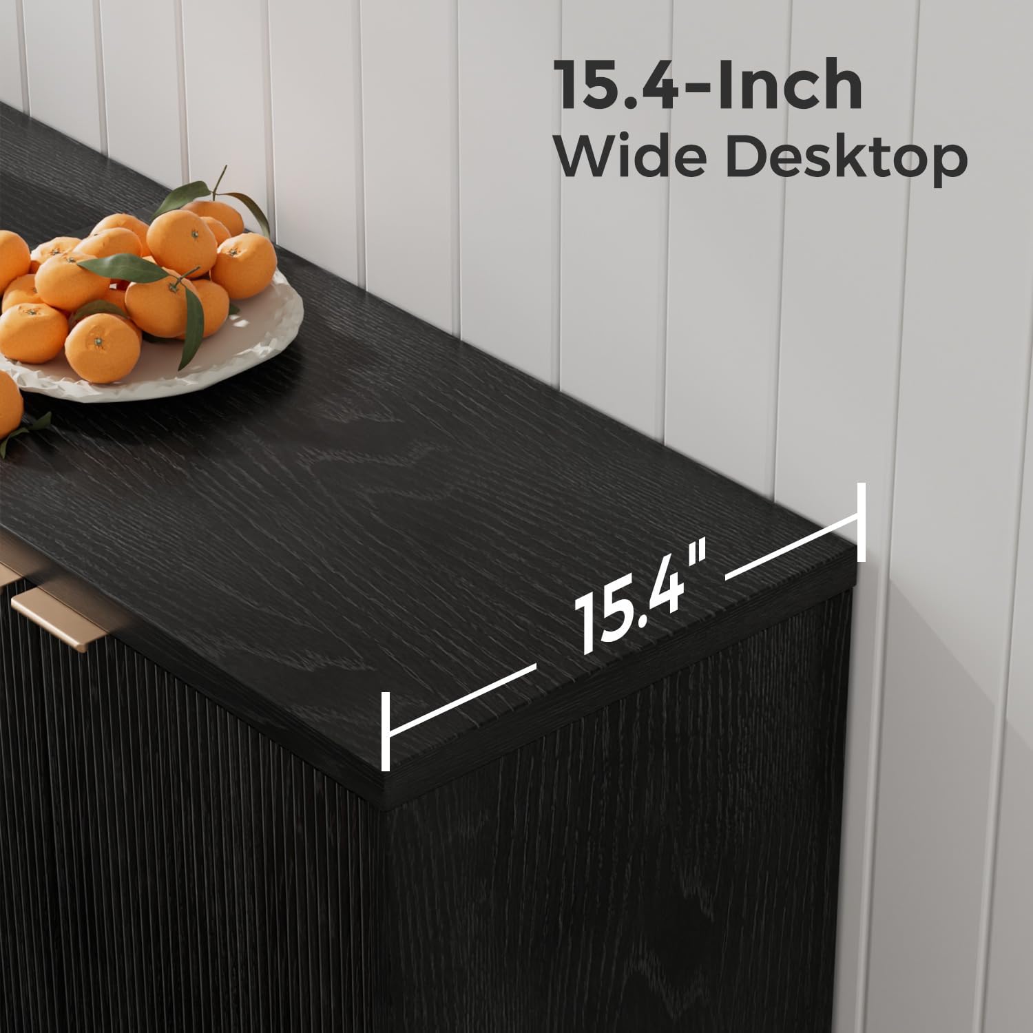 Fluted Buffet Cabinet With Sto - đánh giá và giá Kitchen Appliances Cabinet