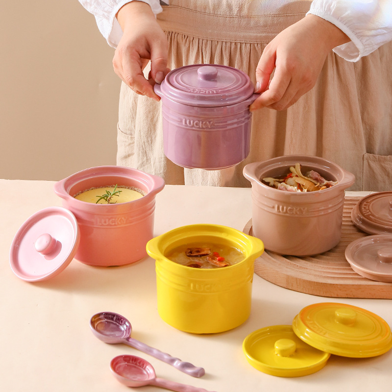 Double Lid Ceramic Bowl,Bird's - đánh giá và giá Kitchen Appliances For Cooking