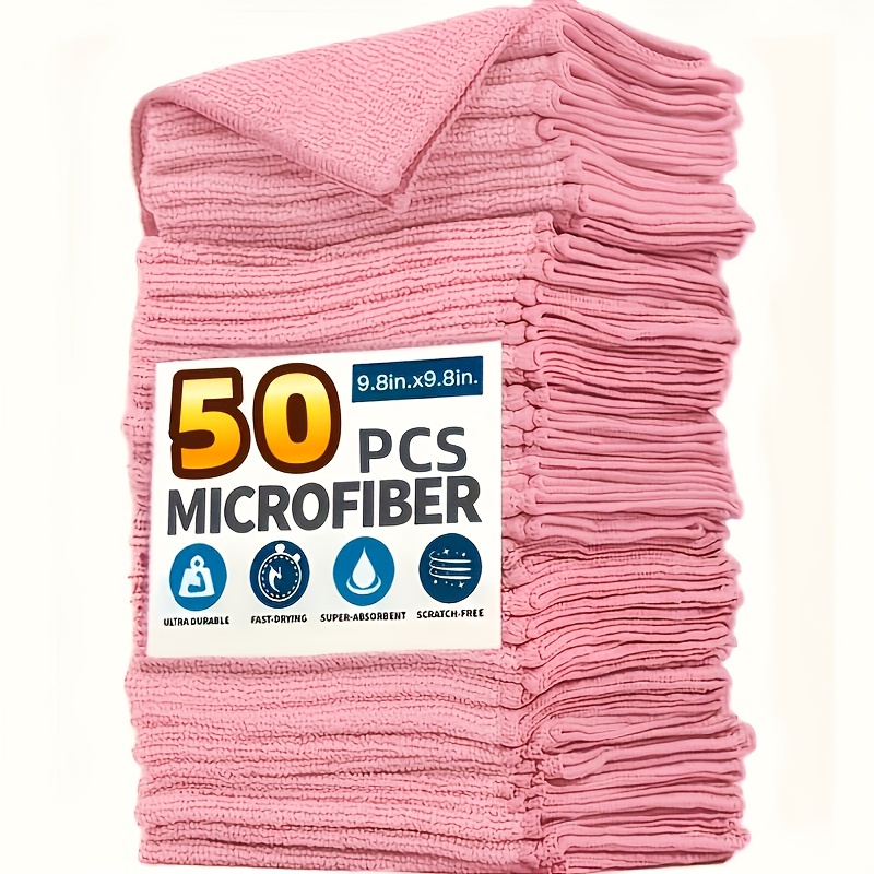 1-50Pcs Light Pink Microfiber  - đánh giá và giá Kitchen Appliances Manufacturers