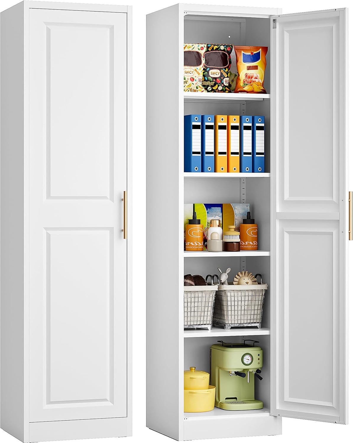 Tall Narrow Storage Cabinet Wi - đánh giá và giá Kitchen Appliances Cabinet