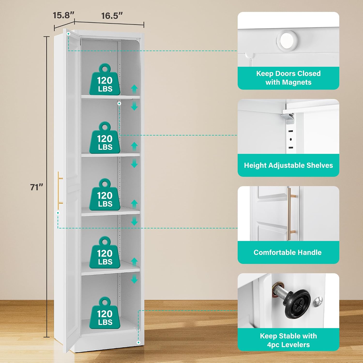 Tall Narrow Storage Cabinet Wi - đánh giá và giá Kitchen Appliances Cabinet