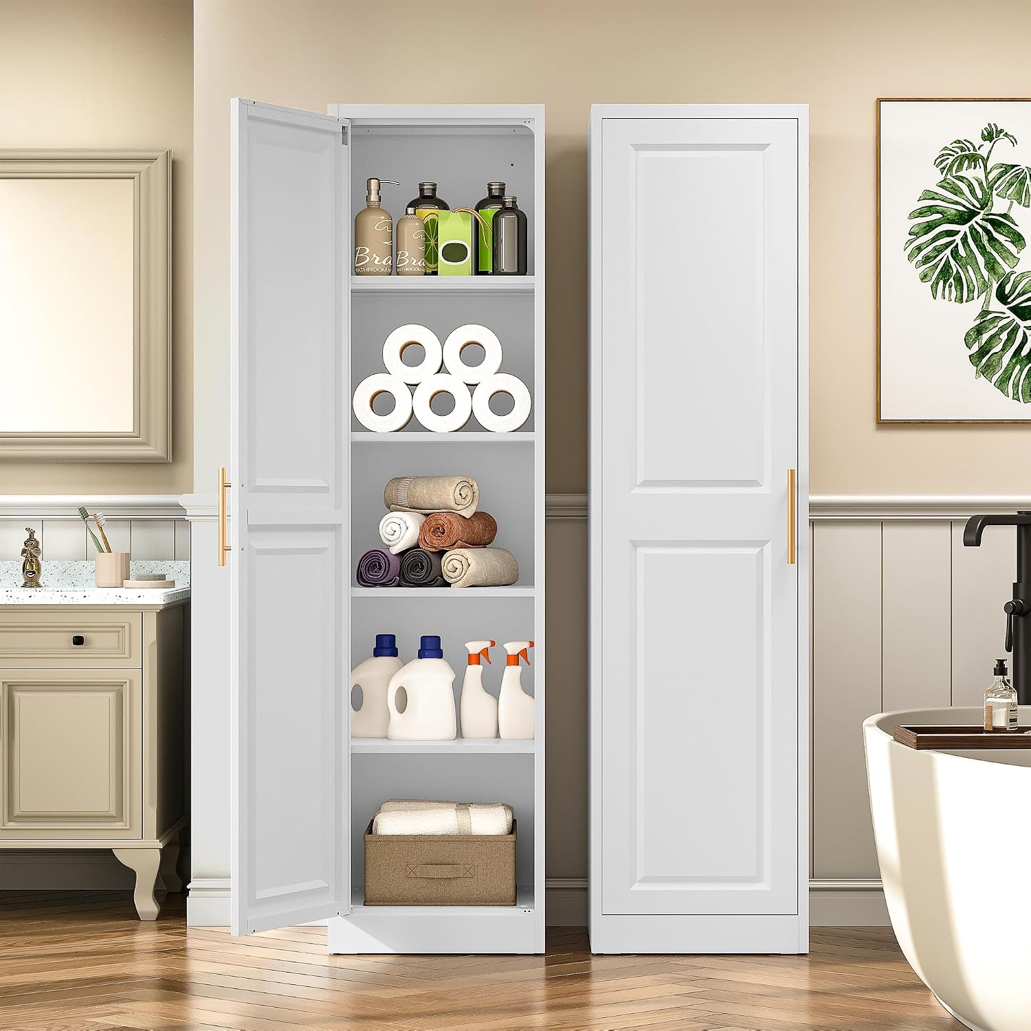Tall Narrow Storage Cabinet Wi - đánh giá và giá Kitchen Appliances Cabinet