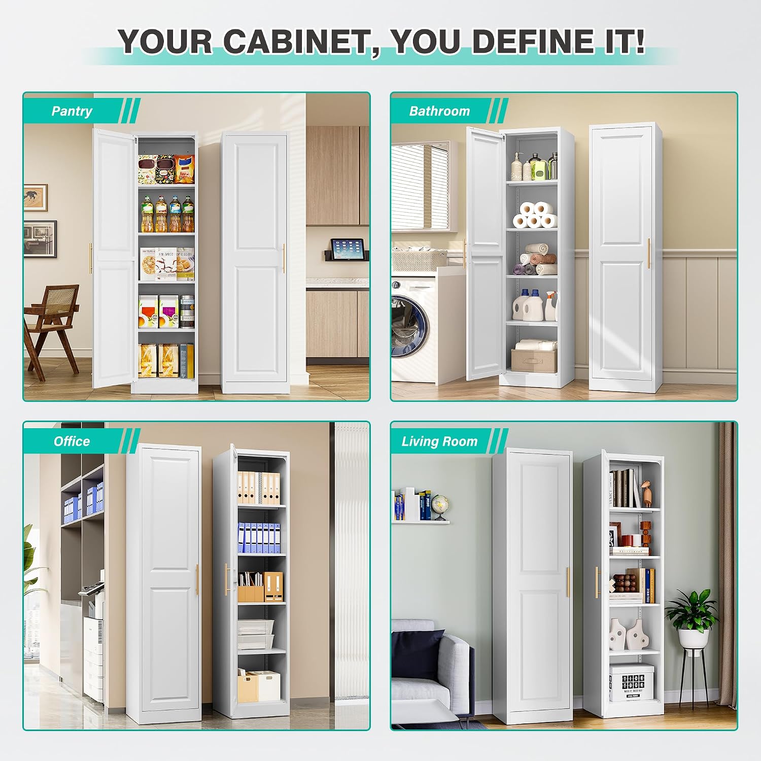 Tall Narrow Storage Cabinet Wi - đánh giá và giá Kitchen Appliances Cabinet