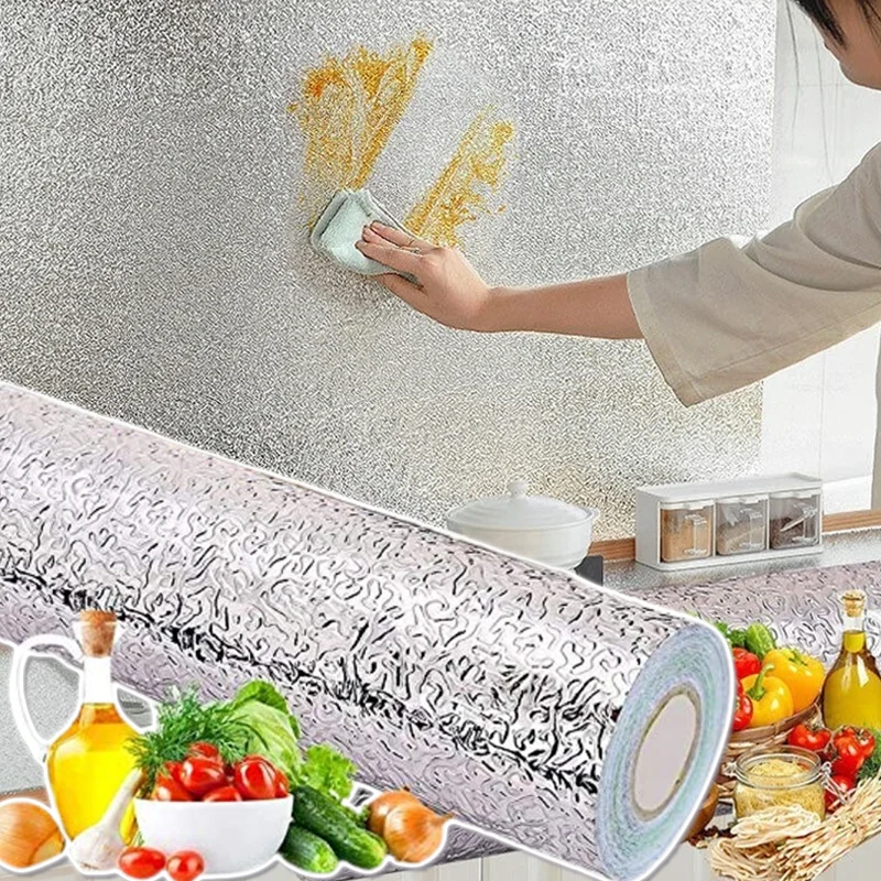 Aluminum Foil Anti Oil Kitchen - đánh giá và giá Kitchen Appliances Cabinet