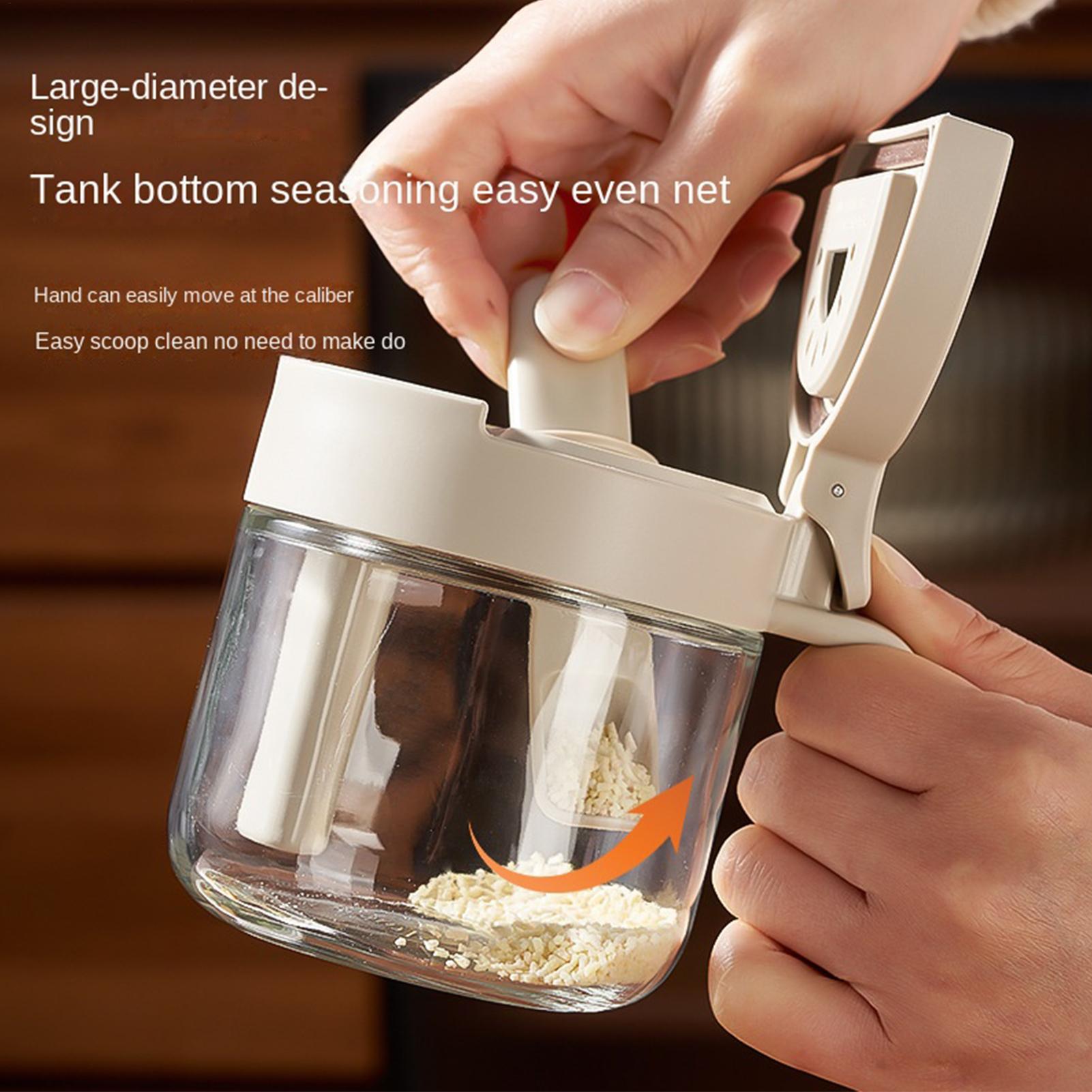 Seasoning Jar Leak-Proof Salt  - đánh giá và giá Kitchen Appliances Cabinet